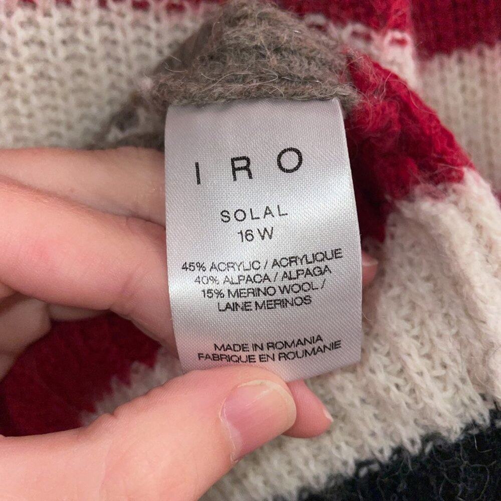 IRO Solal Striped Ribbed Sweater - Picture 5 of 6